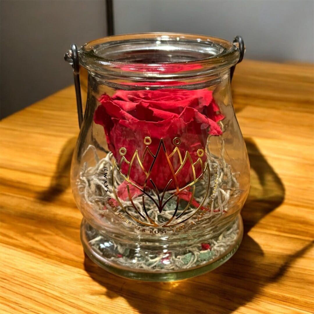 Forever Red Rose Jar - Image 2