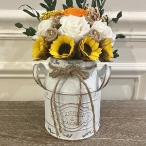 Forever Rose and Sunflower Arrangements